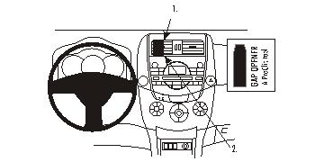 Brodit 853753 Autohalterung Toyota RAV 4