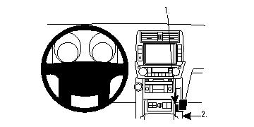 Brodit 854444 support voiture Toyota LandCruiser
