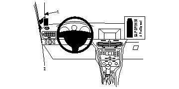 Brodit 804064 Autohalterung Opel Astra