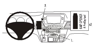Brodit 853667 support voiture Honda FR-V