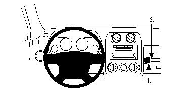 Brodit 854303 support voiture Jeep Compass