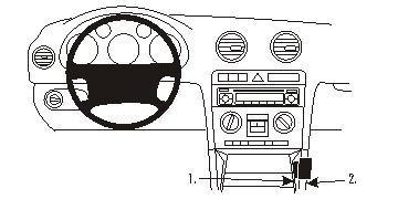 Brodit 853415 Autohalterung Audi A3