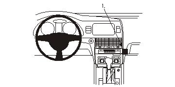 Brodit 853813 support voiture Audi Q7