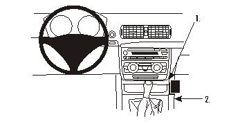 Brodit 833524 Autohalterung BMW 1-series 