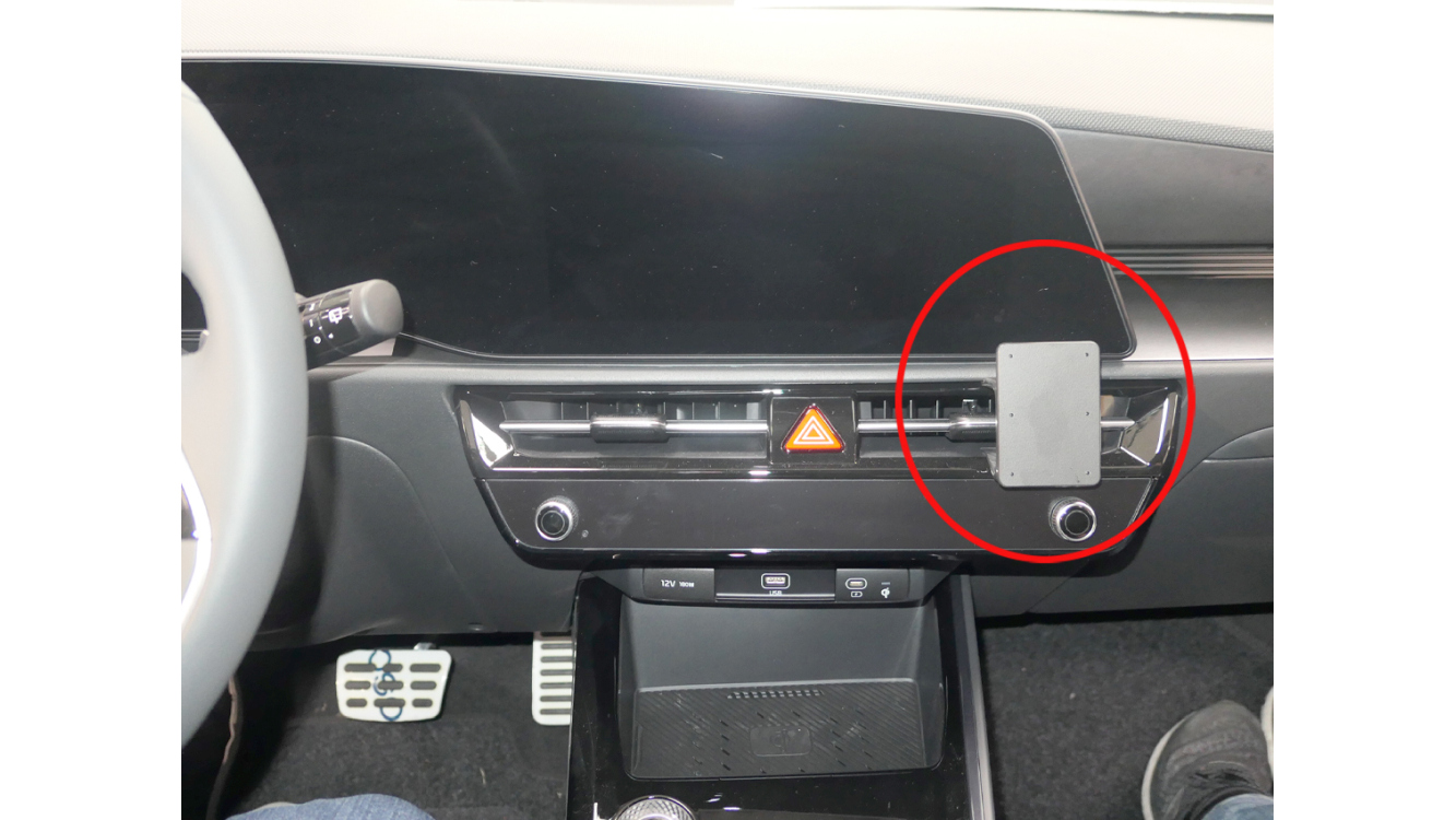 Brodit 855811 support voiture Kia Niro, 23- fixation à la console coudé