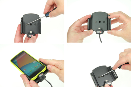 Brodit 521621 Support appareil Micro USB