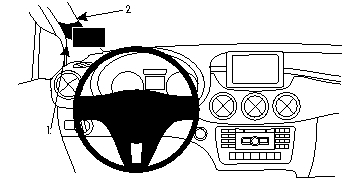 Brodit 804726 support voiture MercedesBenz B-Class