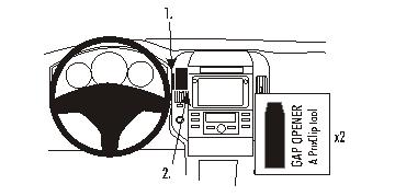 Brodit 853477 Autohalterung Toyota Corolla Verso