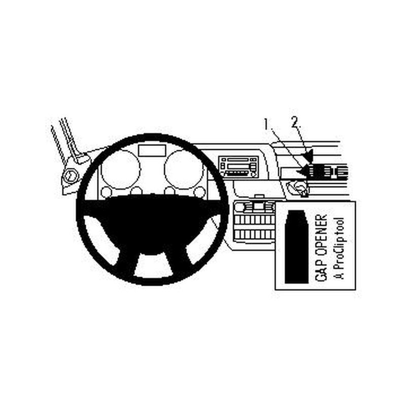 Brodit 854285 support MAN TGS annee 08-, Center mount