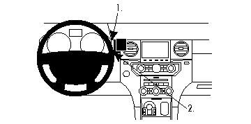 Brodit 854412 support voiture Land Rover Discover4