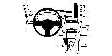 Brodit 834452 Autohalterung Subaru Legacy