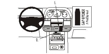 Brodit 853134 support voiture Nissan X-Trail
