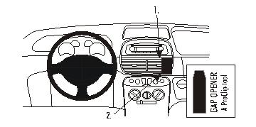 Brodit 853593 Autohalterung Fiat Punto