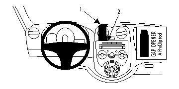 Brodit 854629 support voiture Nissan Micra