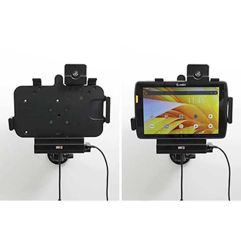 Brodit 736323 support fix Zebra ET4x 8" SANS housse de protection, avec fonction de chargement et USB-Host et verrouillage à clé