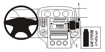 Brodit 853368 support voiture Nissan X-Trail