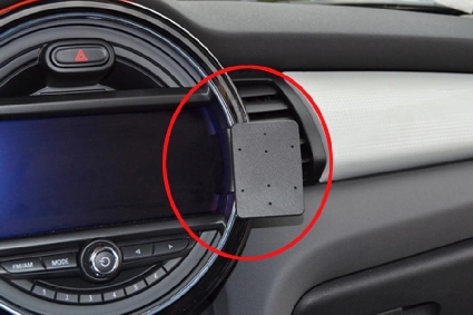 Brodit 855168 support Mini Cooper année 16-, Angled mount
