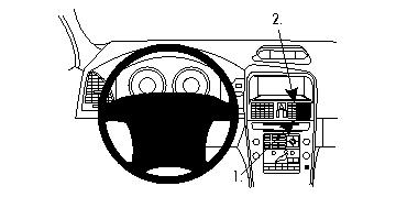 Brodit 854257 support voiture Volvo XC60