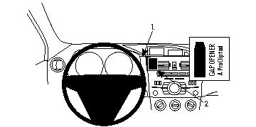 Brodit 854352 Autohalterung Mazda 3
