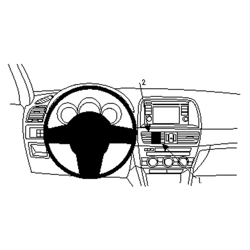 Brodit 854752 support Mazda CX-5 annee 12-17, Center mount