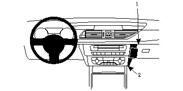 Brodit 854786 support voiture Audi A7