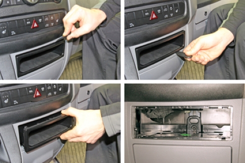 Brodit 213491 Mercedes Benz Sprinter 07-18, VW Crafter 07-16 ProClip