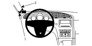 Brodit 804515 Autohalterung Saab 9-5
