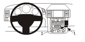 Brodit 853237 support voiture Nissan Murano