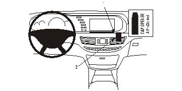 Brodit 853853 support voiture MercedesBenz S-Class