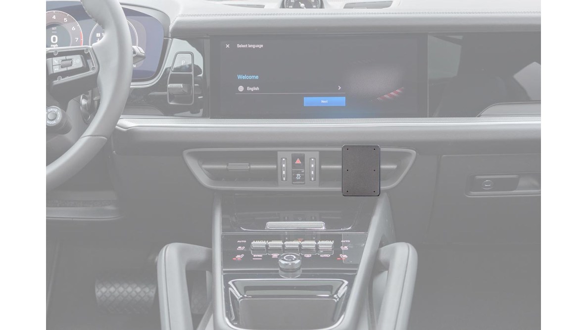 Brodit 856137 Autohalterung Porsche, Cayenne 25-, an der Mittelconsole, Center mount