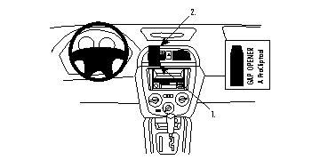 Brodit 852885 support voiture Subaru Impreza