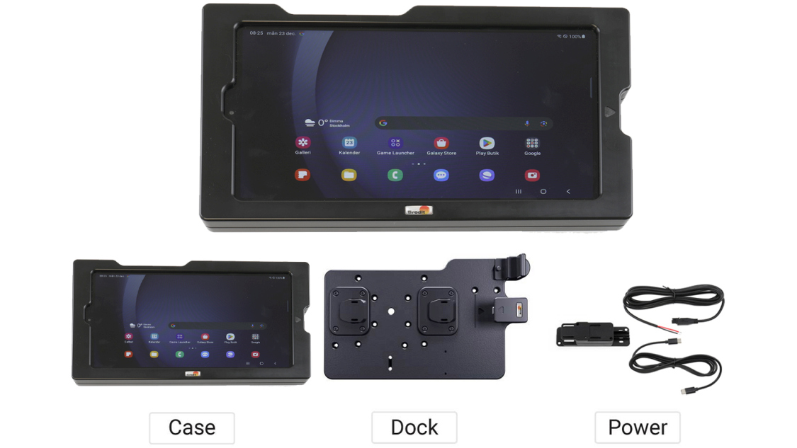 Brodit 217103 ModTek Hard Case Galaxy Tab A9 SM-X110/SM-X115