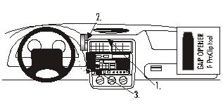 Brodit ProClip Chevrolet Camaro 97-02