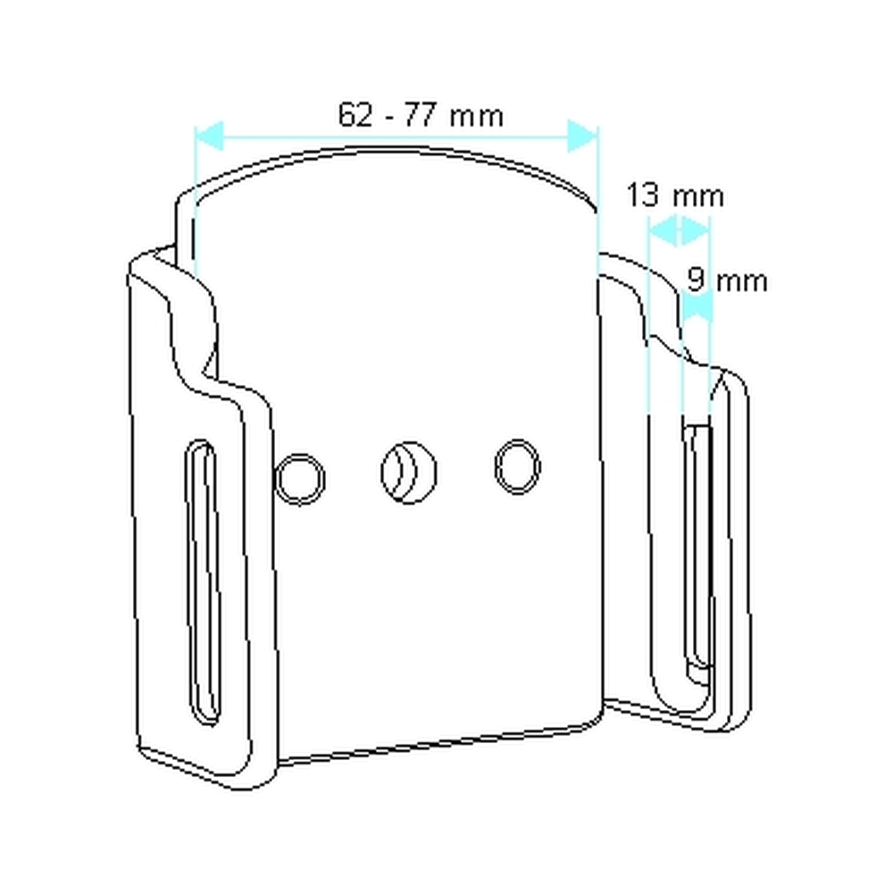Brodit 511308 Support universel réglable
