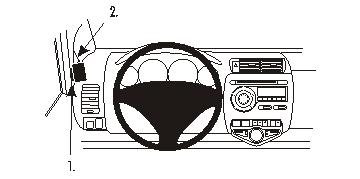 Brodit 803582 support voiture Honda Jazz