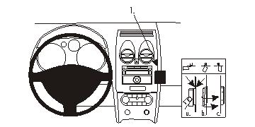 Brodit 853966 support voiture Nissan Qashqai