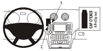 Brodit 853850 support voiture MercedesBenz GL-Clas