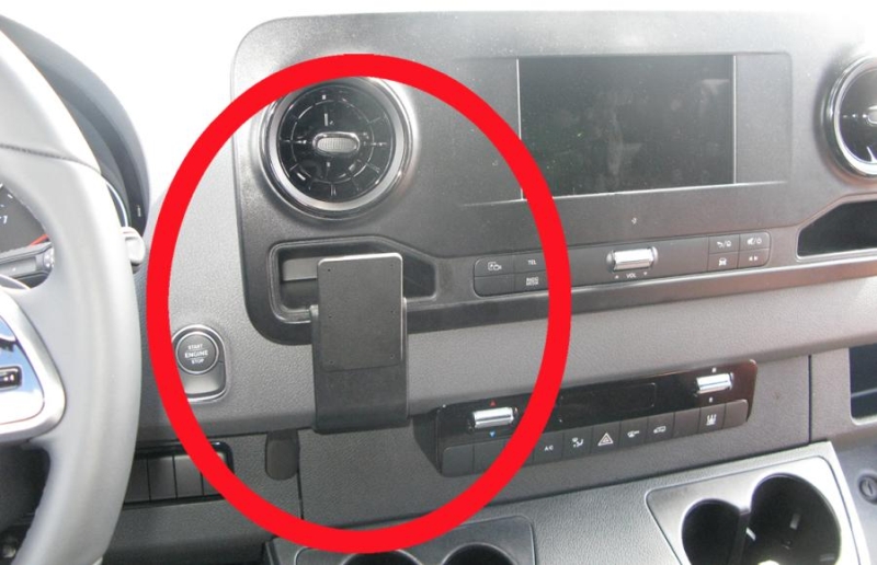Brodit 855442 support Mercedes Benz Sprinter année 19-, Center mount