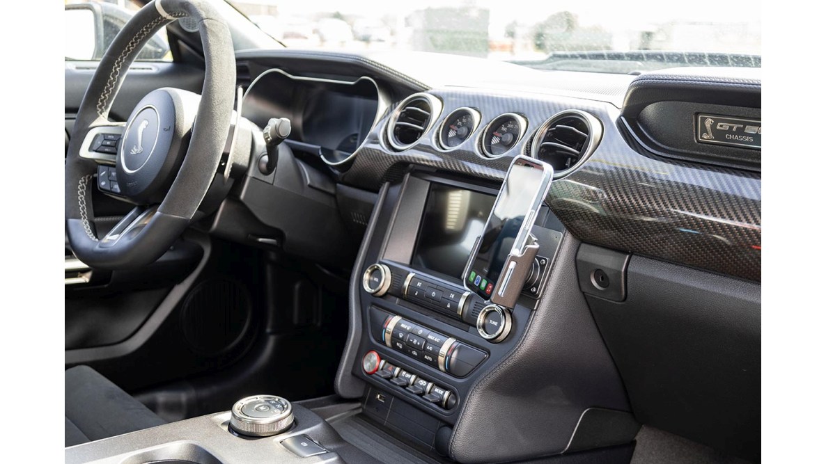 Brodit 856162 support voiture Ford Mustang, 15- fixation à la console coudé