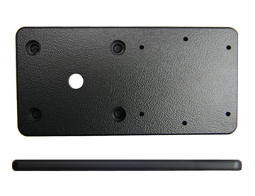 Brodit plaque de montage, 100x50x5 mm, trous AMPS
