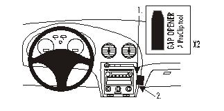 Brodit 853081 Autohalterung Seat Cordoba