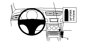 Brodit 854454 support voiture Citroen C3