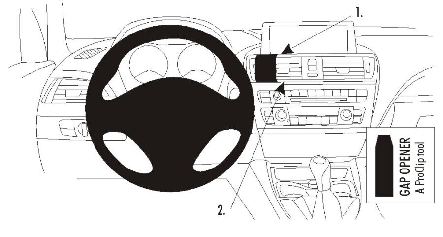 Brodit 854721 support voiture BMW 1-Series F20