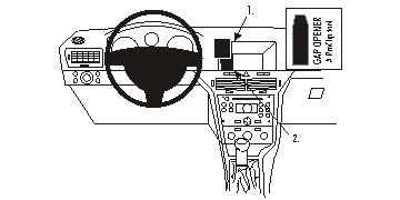 Brodit 853440 support voiture Opel Astra