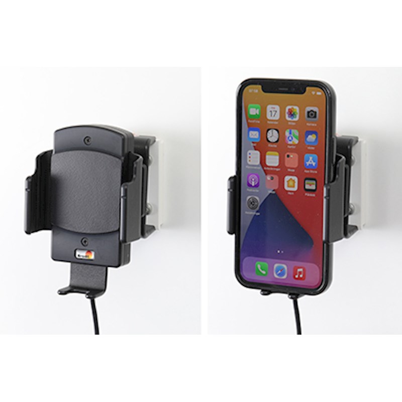 Brodit 718300 Support actif sans fil Qi avec prise zig