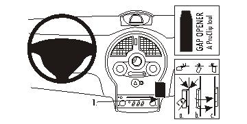 Brodit 853575 support voiture Renault Grand Modus
