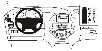 Brodit 803067 support voiture Toyota Previa