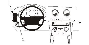 Brodit 803416 support voiture Audi A3