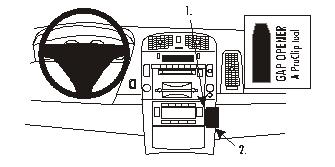 Brodit 853093 support voiture Cadillac CTS