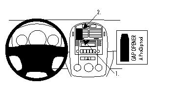 Brodit 854147 Autohalterung Kia Spectra